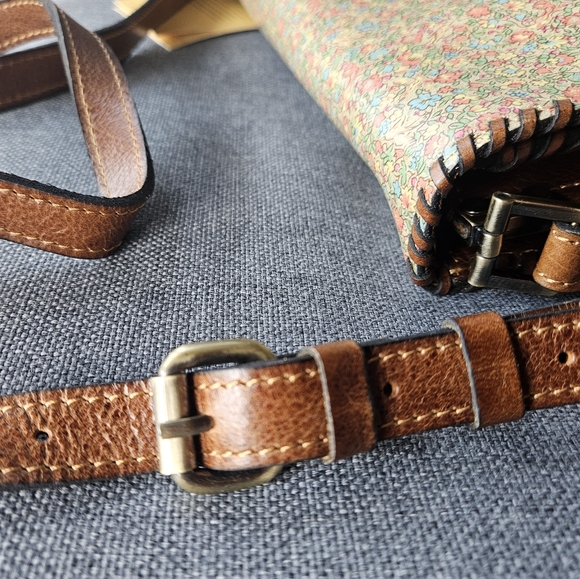 PATRICIA NASH Sorola Leather Crossbody with Coral Bouquet - Picture 6 of 13